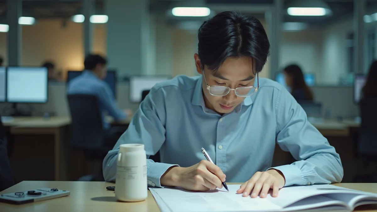 앙골라 상표신청 선출원주의 원칙이 적용될까 사무실에서 해외 브랜드 출원 서류를 검토하는 한국인 사업가