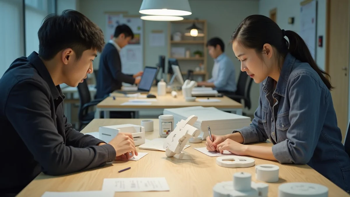 모방품을 효과적으로 막는 등록 전략은 무엇인가 제품의 특정 부위별 디자인 보호 전략을 논의하는 개발팀