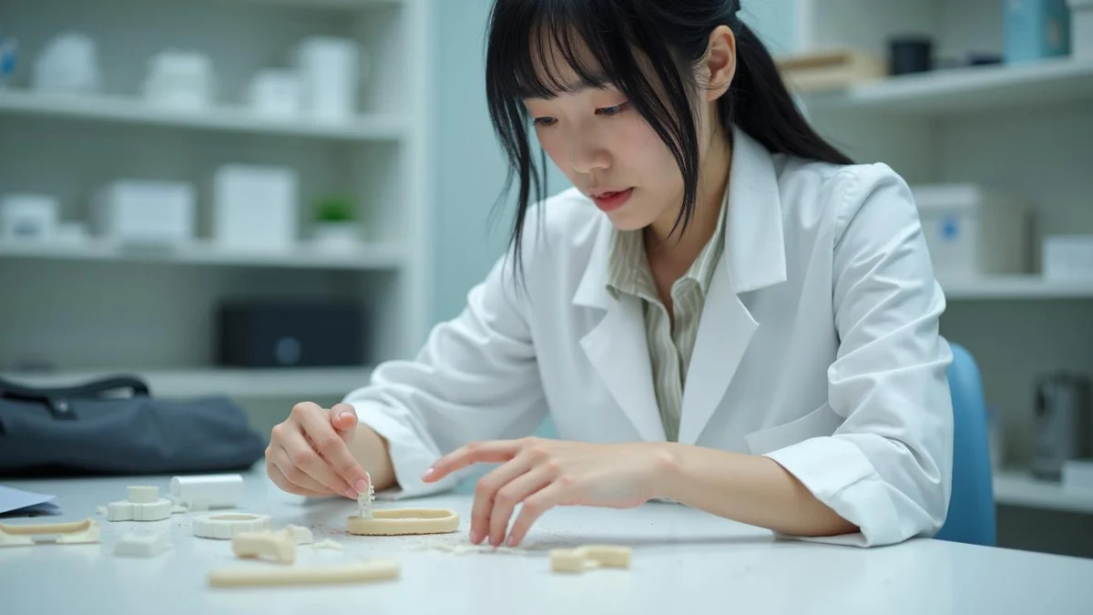 전체 디자인과 부분디자인 중 무엇을 골라야 할까 한국인 산업 디자이너가 제품의 특정 손잡이 부품을 들고 형태를 점검하는 모습