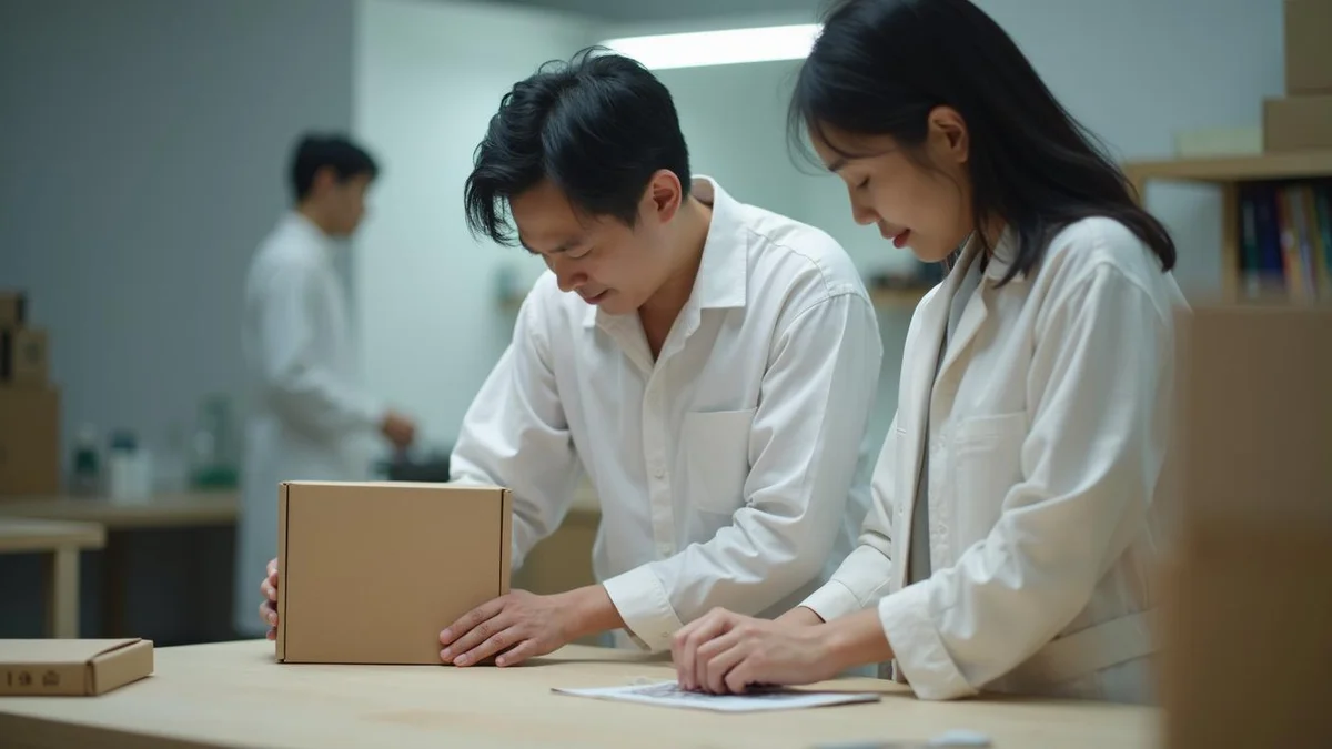 두 권리를 함께 출원해야 하는 상황은 언제일까 완성된 제조 제품과 패키지 용기를 대조하는 한국인 창업자