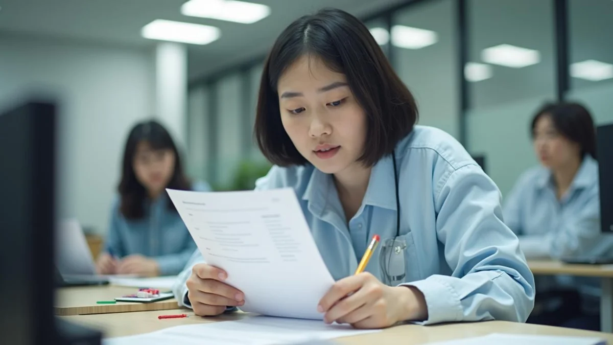 등록까지 걸리는 시간과 거절 이유에 대응하는 방법 지식재산처의 의견제출통지서를 꼼꼼히 확인하고 대응책을 고민하는 한국인