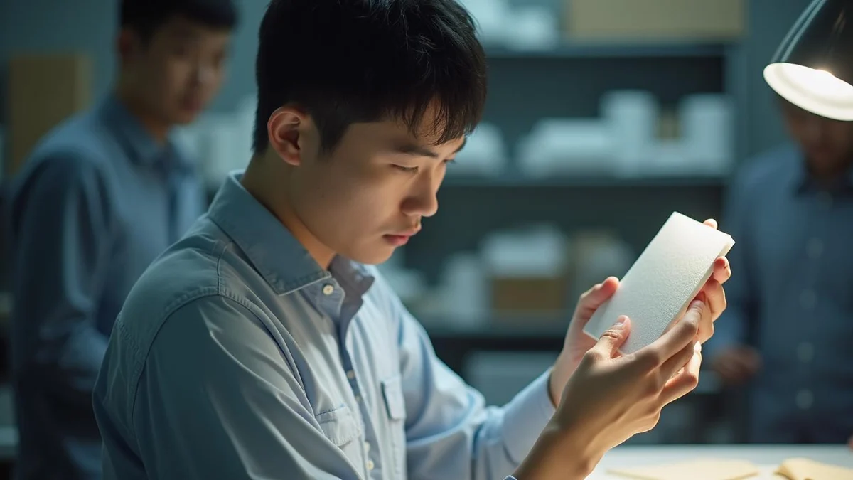지정기간 2개월 동안 결정해야 할 대응 갈래 한국인 창업자가 작업장에서 복합 소재 시제품 부품을 들고 점검하는 모습